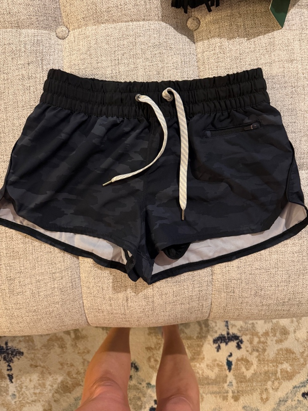 Vuori Black Camo Performance Shorts